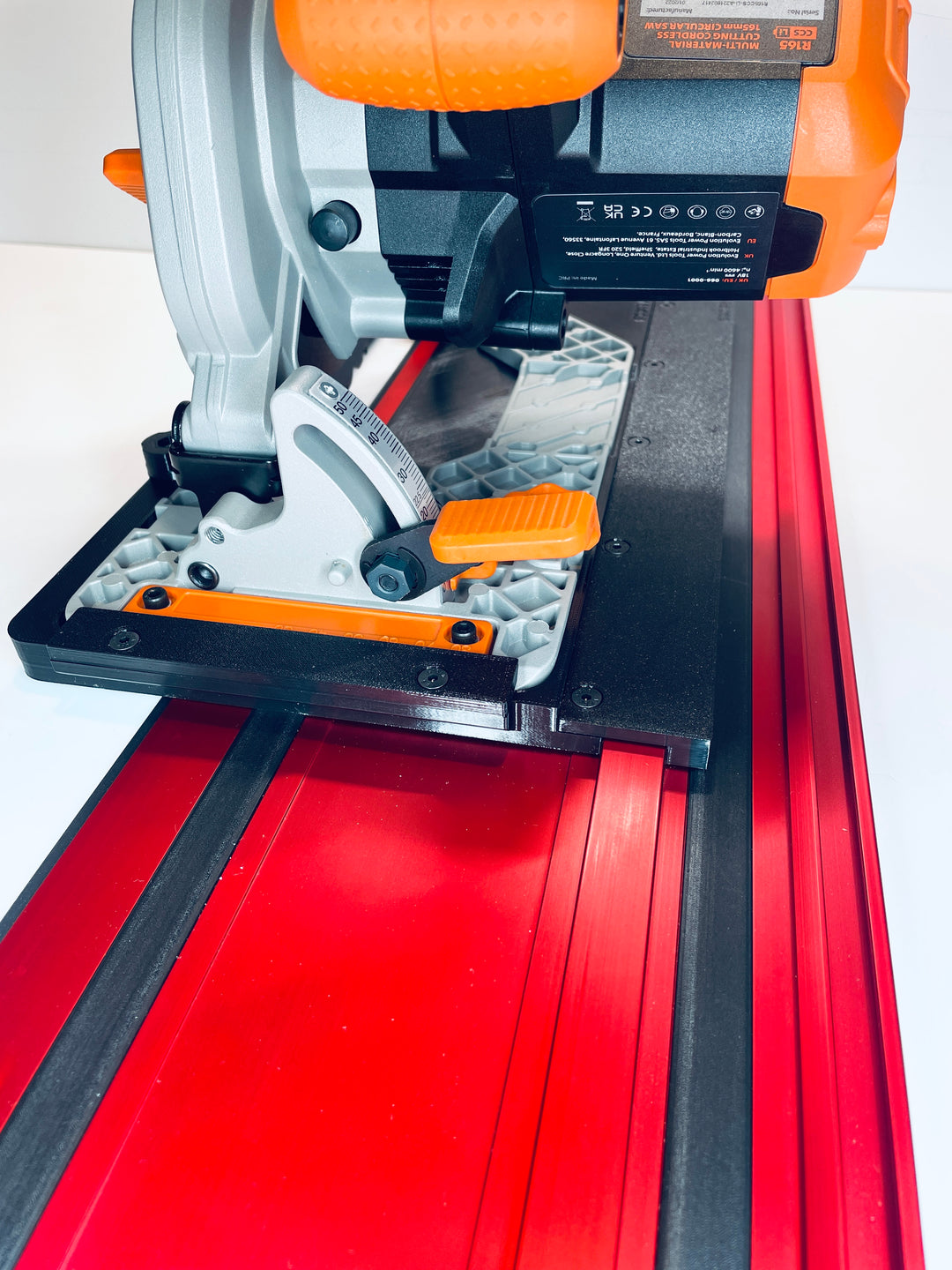 Evolution R165CCS-Li EXT Guide Rail Adapter for Milwaukee Track System