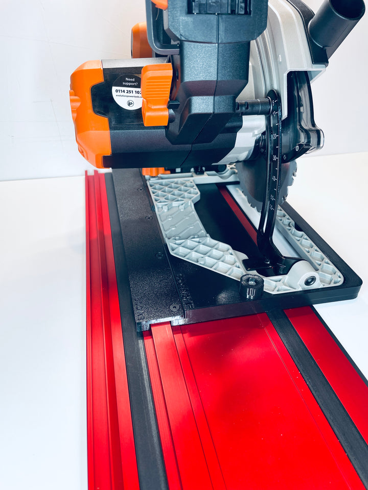 Evolution R165CCS-Li EXT Guide Rail Adapter for Milwaukee Track System