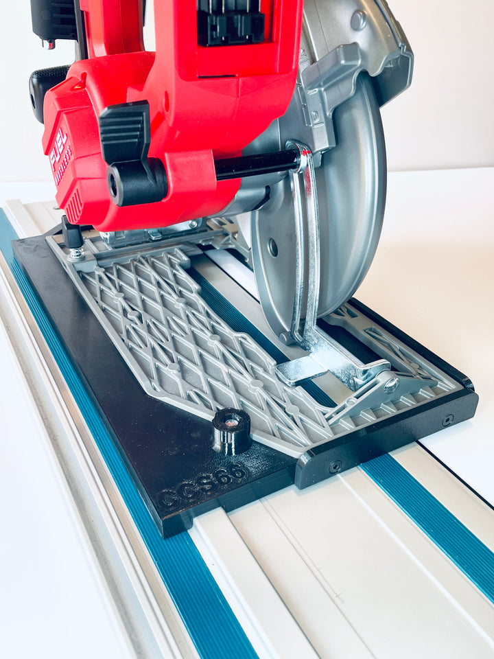 Milwaukee M18 CCS66 / 2732-20 FUEL Circular Saw Guide Rail Adapter Base Plate for Makita Guide Rails