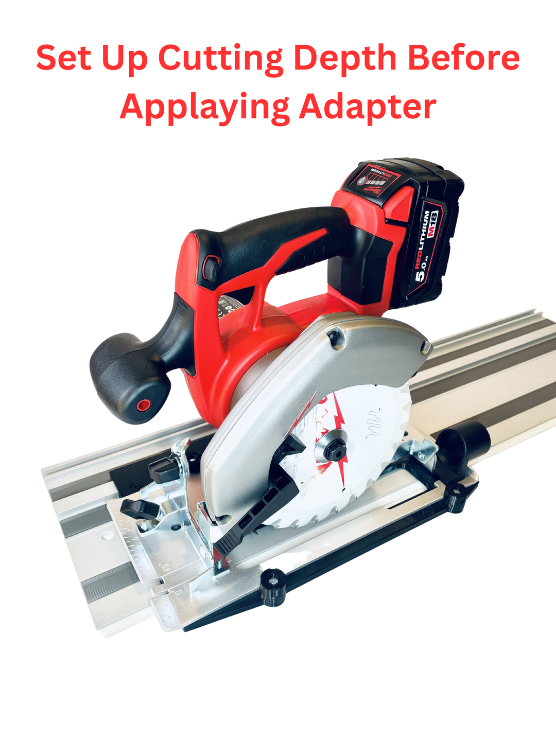 Milwaukee HD 18 CS 2630-20 Adapter Base Evolution Guide Rail Track - Adapter Only