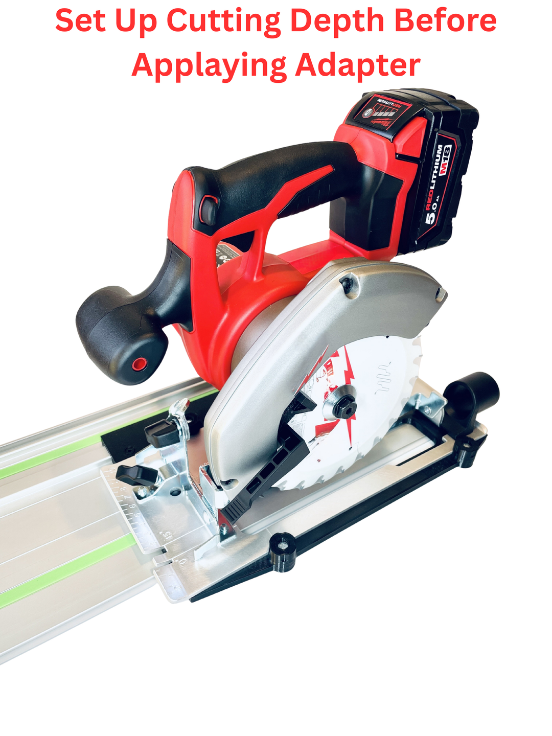 Milwaukee HD 18 CS 2630-20 Adapter Base Festool Guide Rail Track - Adapter Only