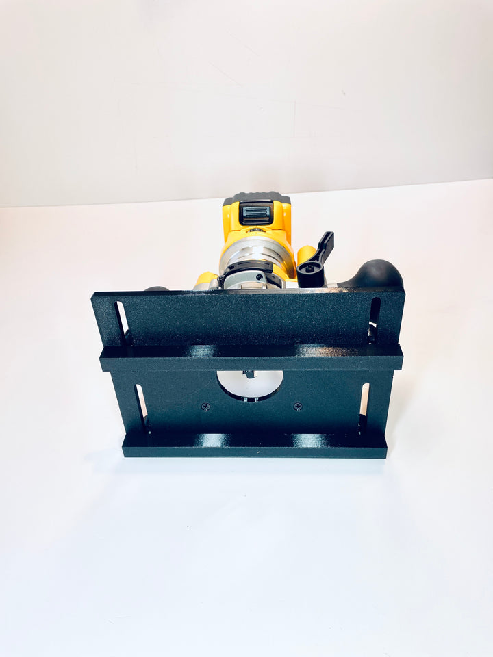 DeWalt DCW600 Plunge Edge Guide Adjustable Parallel Adapter Jig for Trim Routing