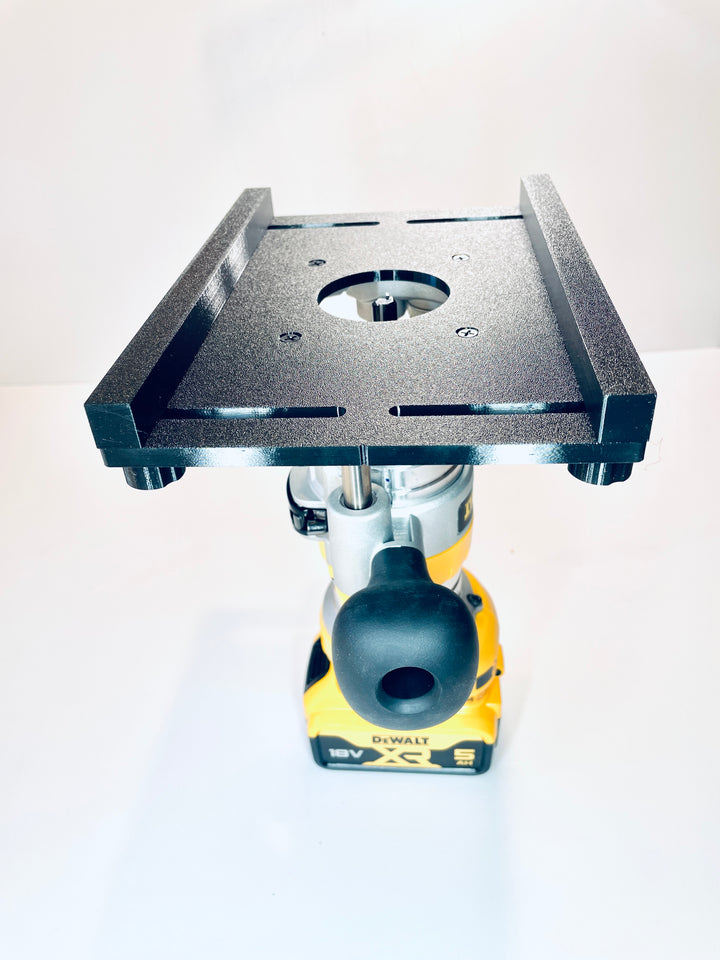 DeWalt DCW600 Plunge Edge Guide Adjustable Parallel Adapter Jig for Trim Routing