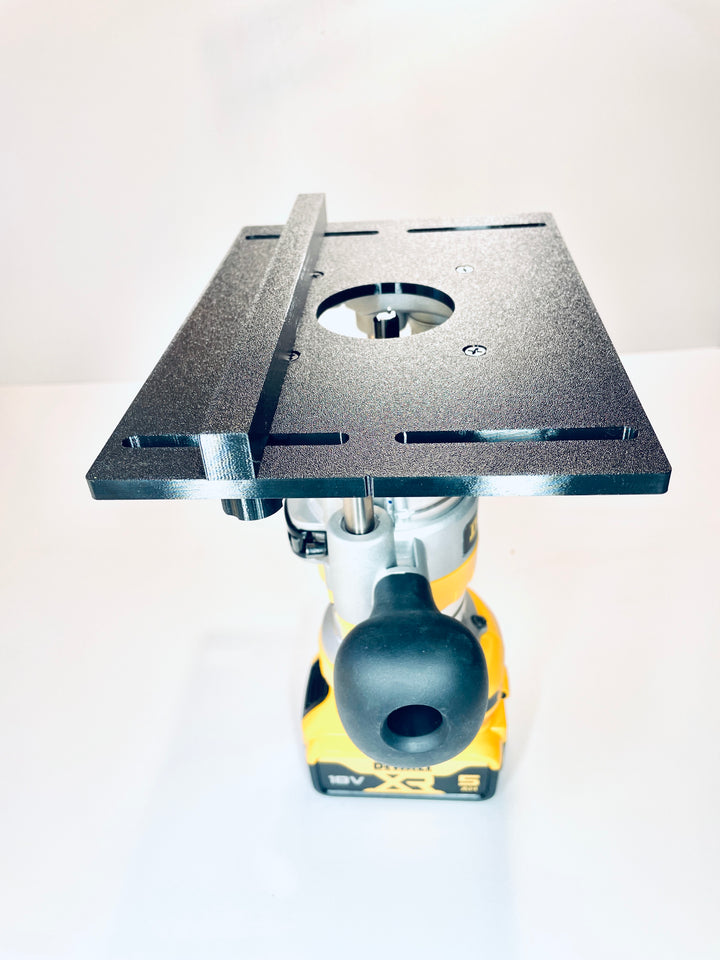 DeWalt DCW600 Plunge Edge Guide Adjustable Parallel Adapter Jig for Trim Routing