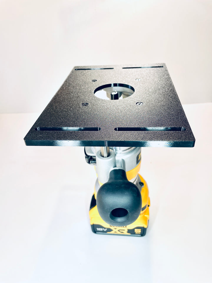 DeWalt DCW600 Plunge Edge Guide Adjustable Parallel Adapter Jig for Trim Routing