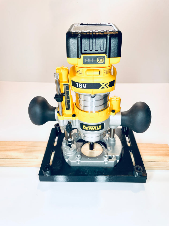 DeWalt DCW600 Plunge Edge Guide Adjustable Parallel Adapter Jig for Trim Routing
