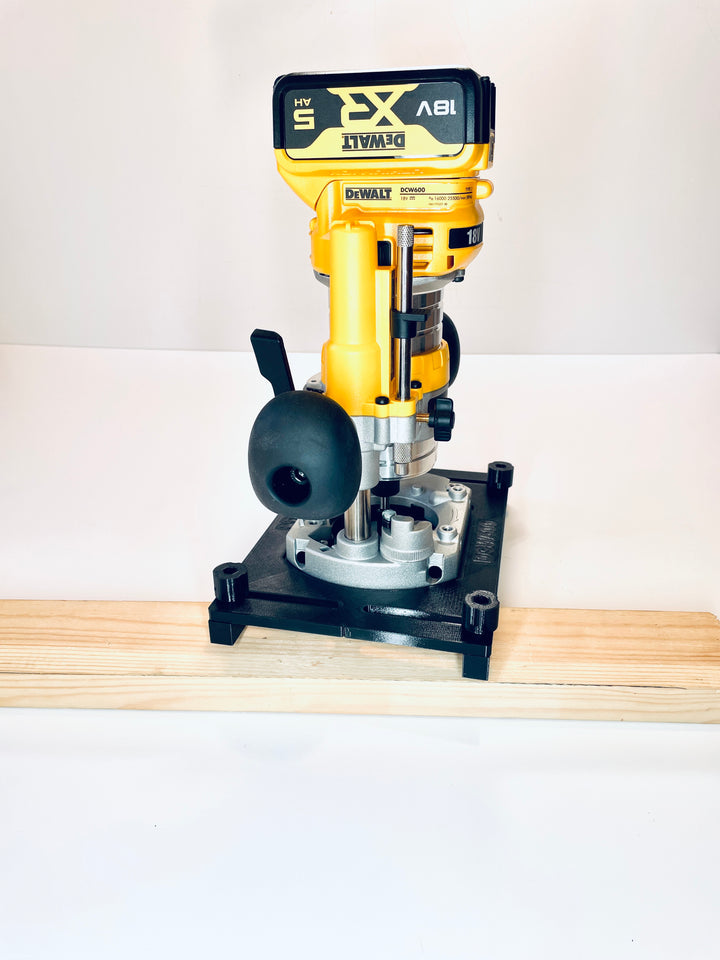 DeWalt DCW600 Plunge Edge Guide Adjustable Parallel Adapter Jig for Trim Routing