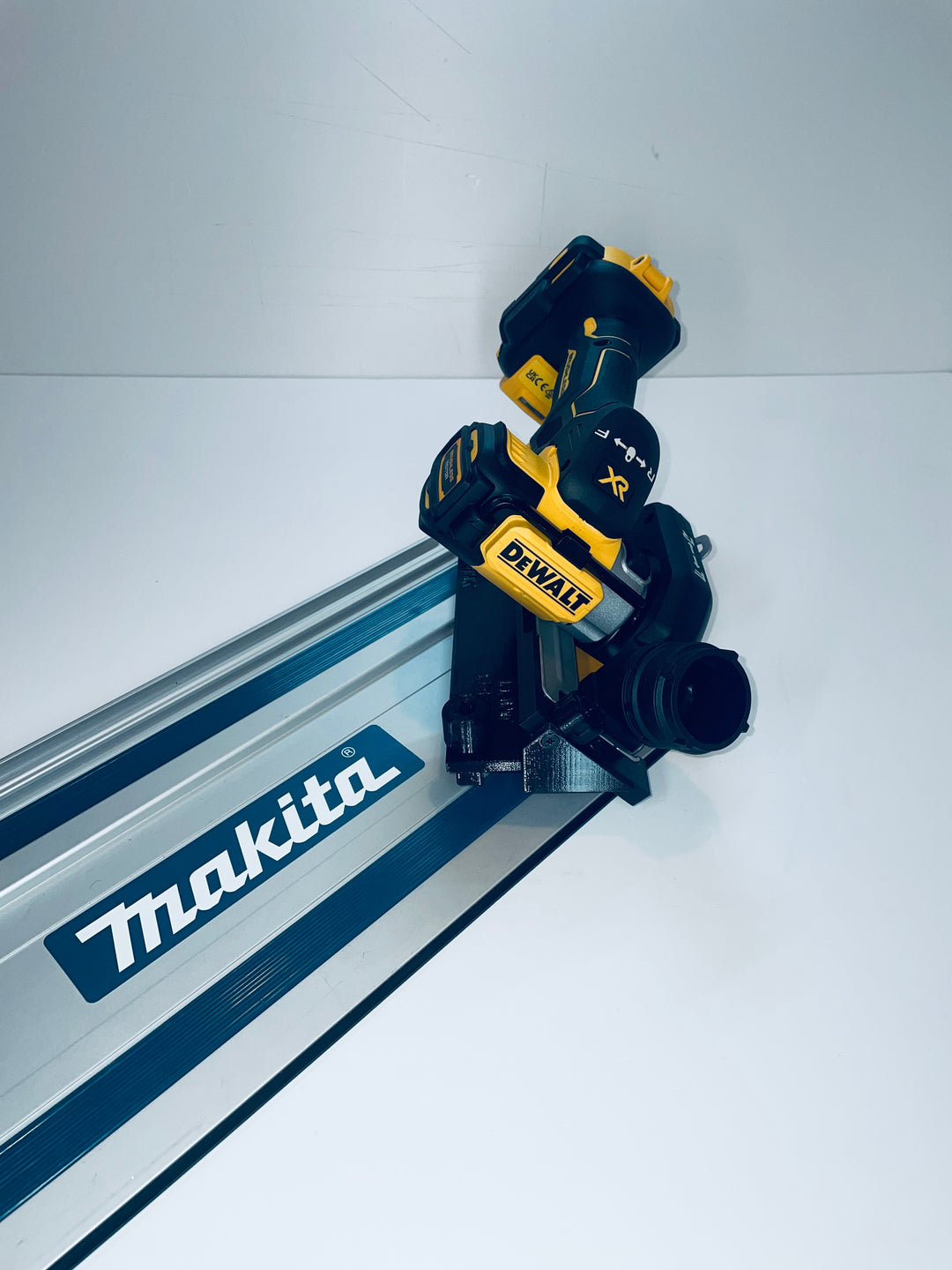 DeWalt DCS438 Reverse-Side 45° Angle Tile Adapter Base | Compatible with Makita Guide Rails