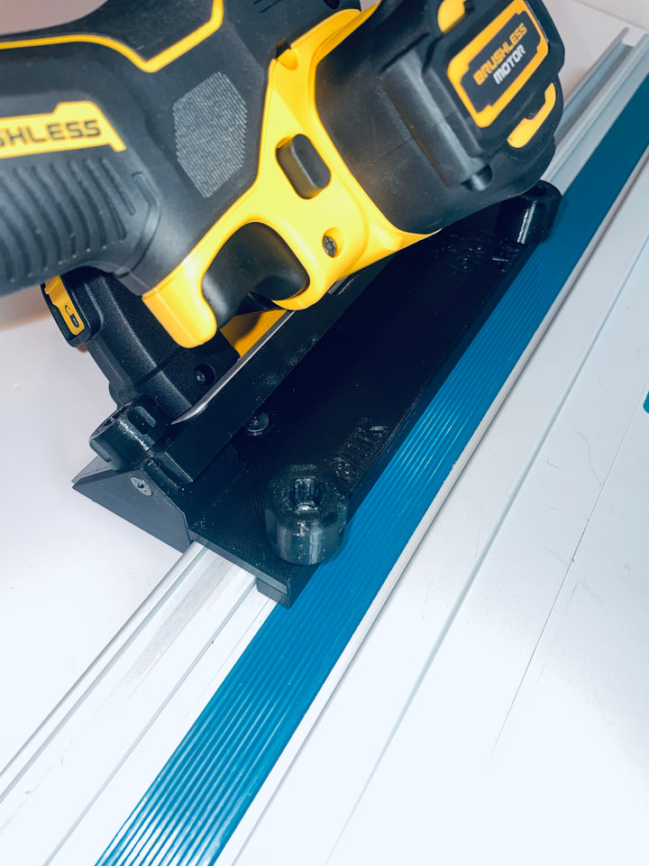 DeWalt DCS438 Reverse-Side 45° Angle Tile Adapter Base | Compatible with Makita Guide Rails