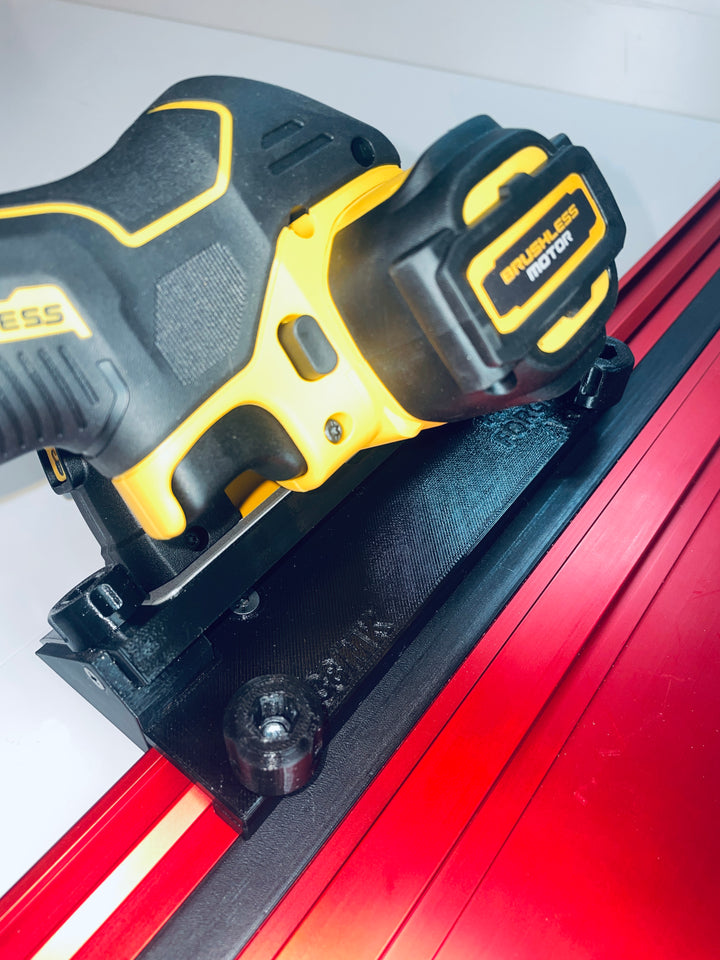 DeWalt DCS438 Reverse-Side 45° Angle Tile Adapter Base | Compatible with Milwaukee Guide Rails
