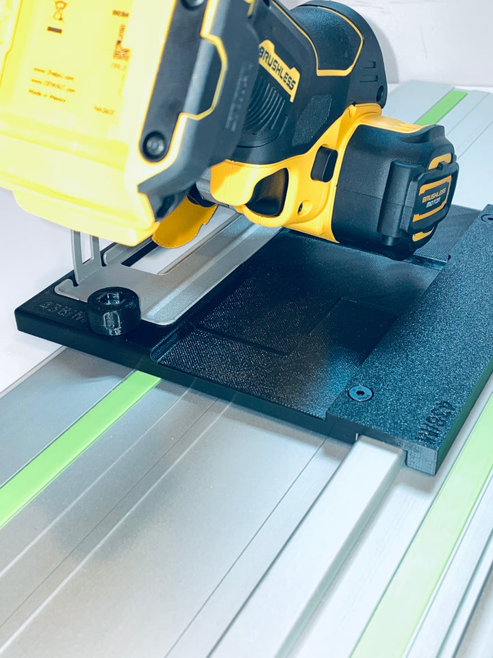 DeWalt DCS438 90° Straight Tile Adapter Base | Compatible with Festool Guide Rails