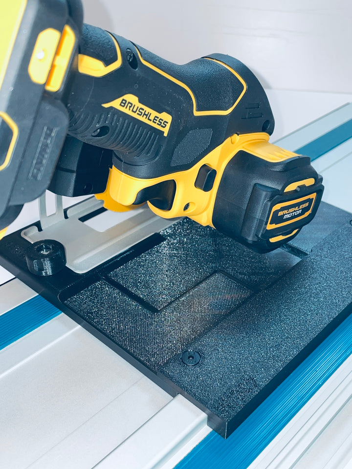 DeWalt DCS438 90° Straight Tile Adapter Base | Compatible with Makita Guide Rails