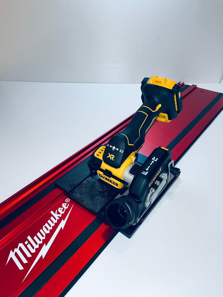 DeWalt DCS438 90° Straight Tile Adapter Base | Compatible with Milwaukee Guide Rails