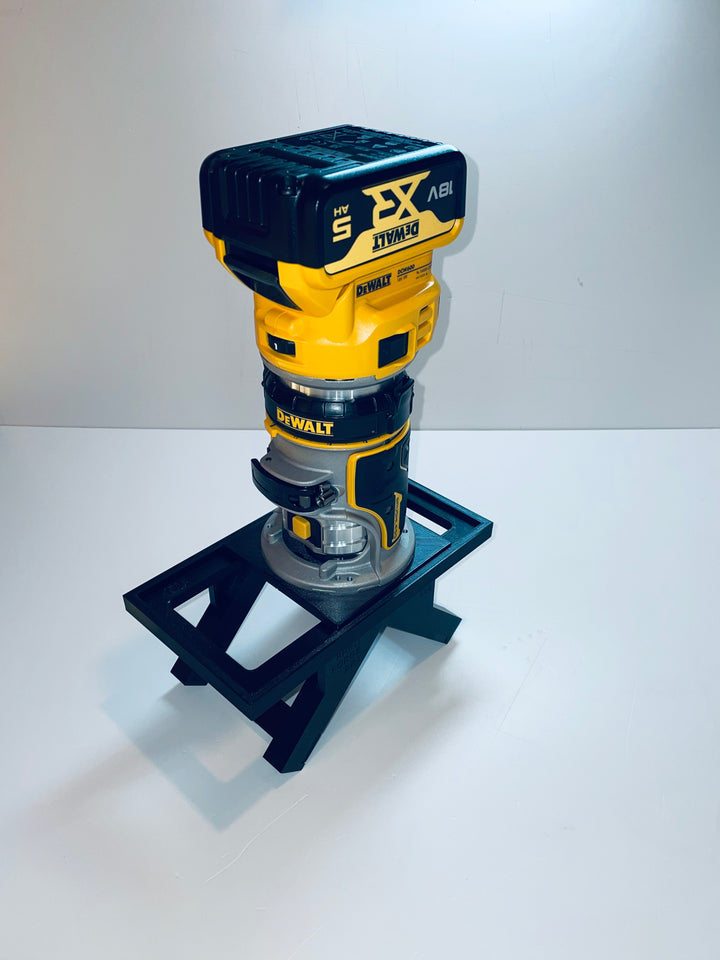 Corner Inlay Jig for DeWalt DCS600 Router Trimmer – Decorative Corner Slot Cutting Tool
