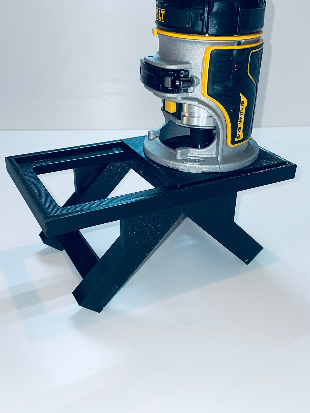 Corner Inlay Jig for DeWalt DCS600 Router Trimmer – Decorative Corner Slot Cutting Tool