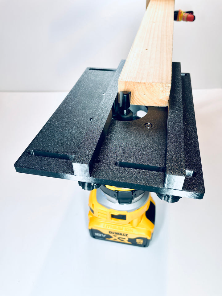 DeWalt DCW600 Router Edge Guide Adjustable Parallel Adapter Jig for Trim Routing