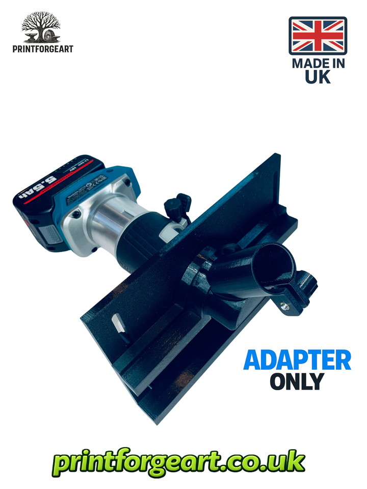 Makita DRT50 Router Adjustable Edge Guide Fence with 32mm Dust Colector Conector