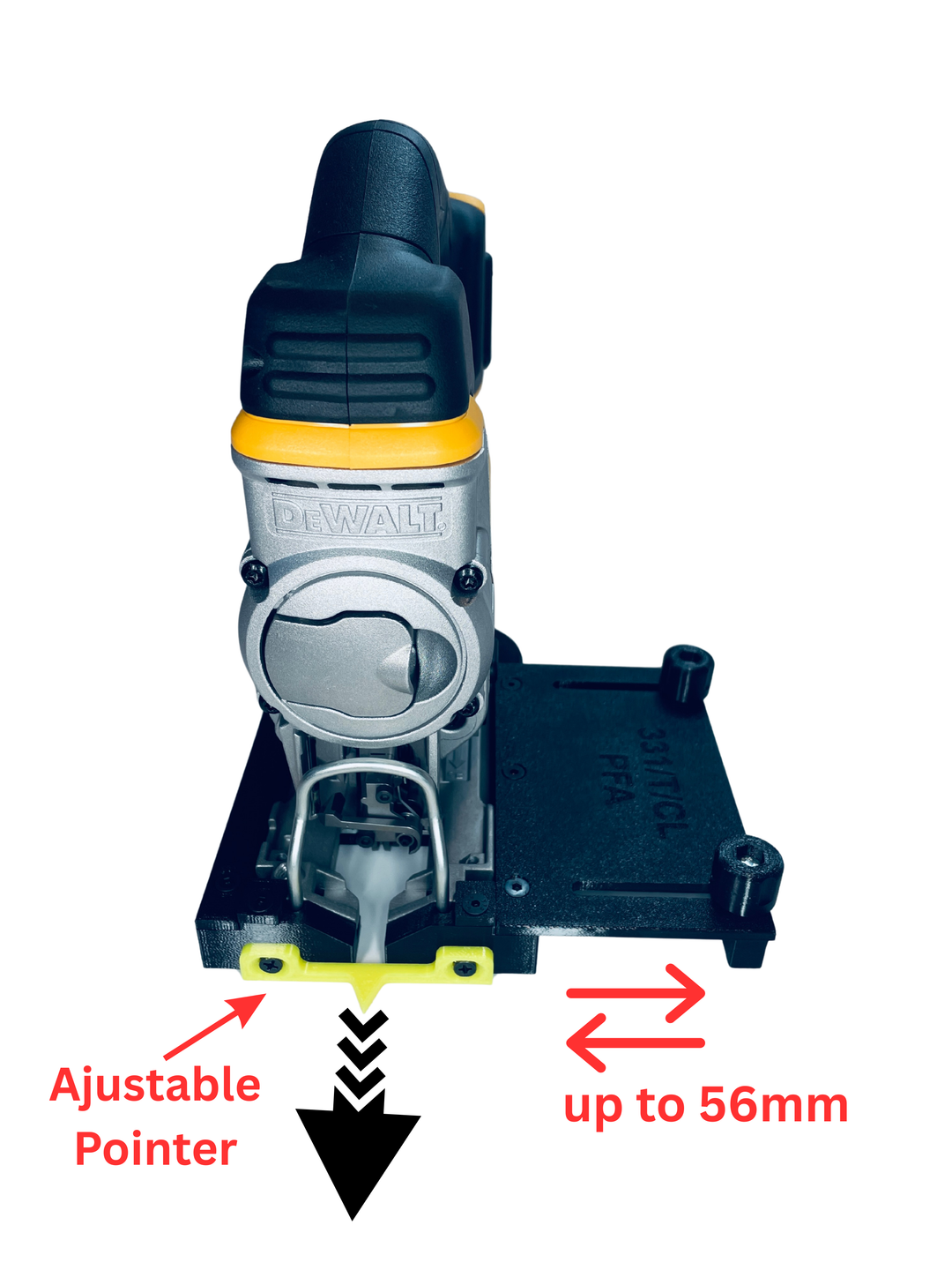 DeWalt DW331 DCS331 Adapter For TREND VARIJIG CLAMP GUIDE Right And Left Hand