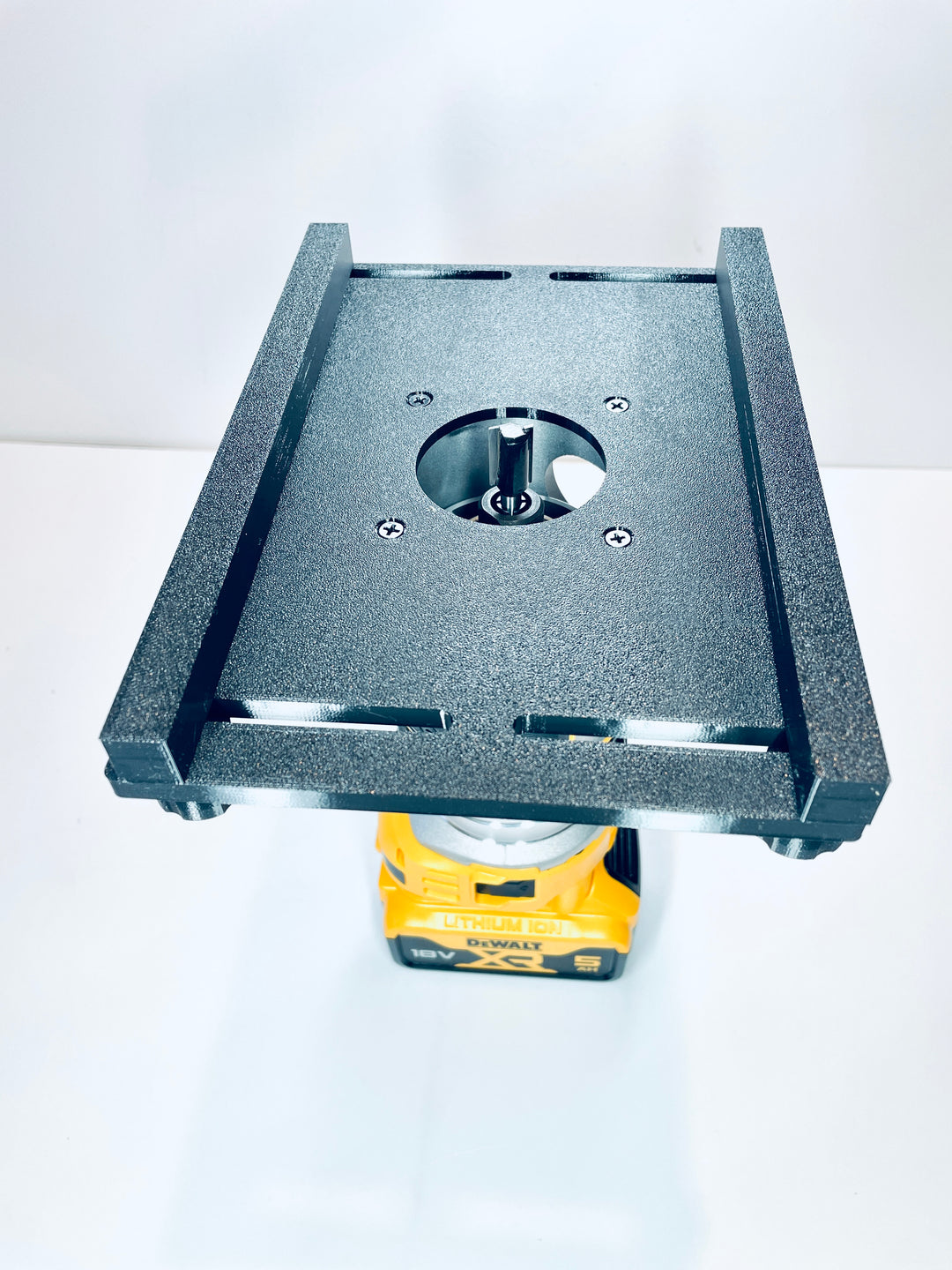 DeWalt DCW600 Router Edge Guide Adjustable Parallel Adapter Jig for Trim Routing