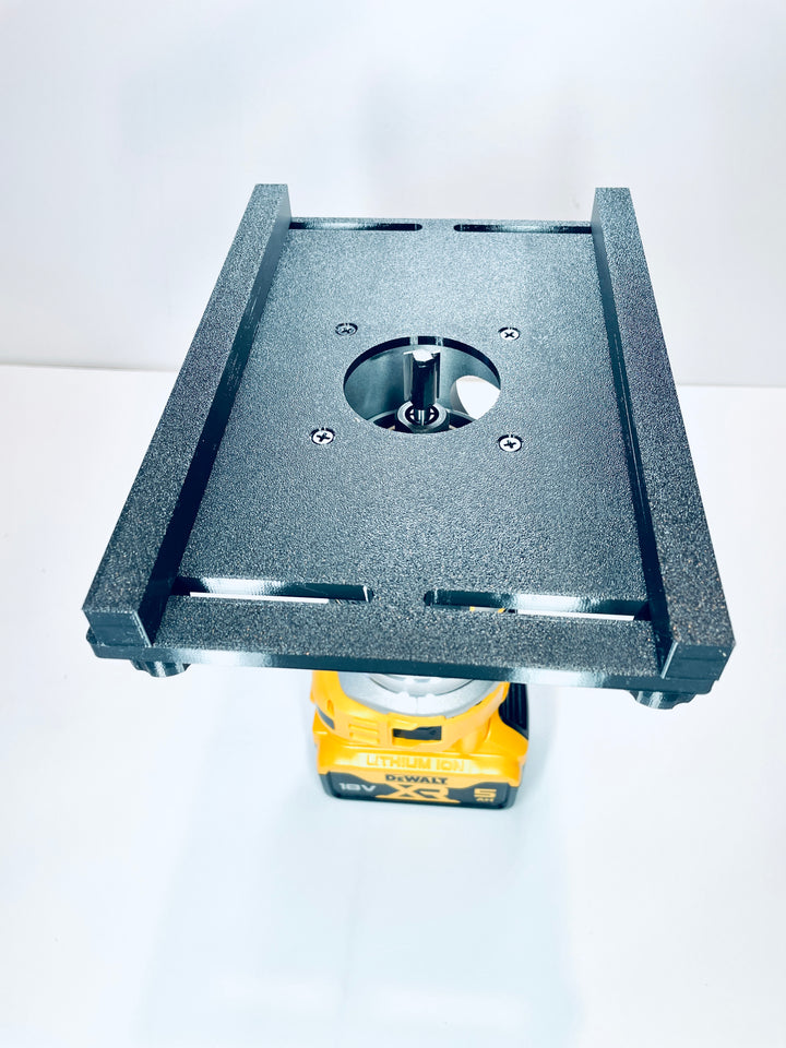 DeWalt DCW600 Router Edge Guide Adjustable Parallel Adapter Jig for Trim Routing