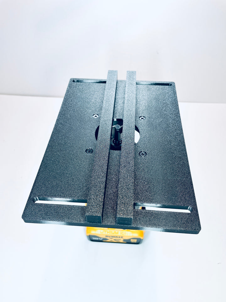 DeWalt DCW600 Router Edge Guide Adjustable Parallel Adapter Jig for Trim Routing