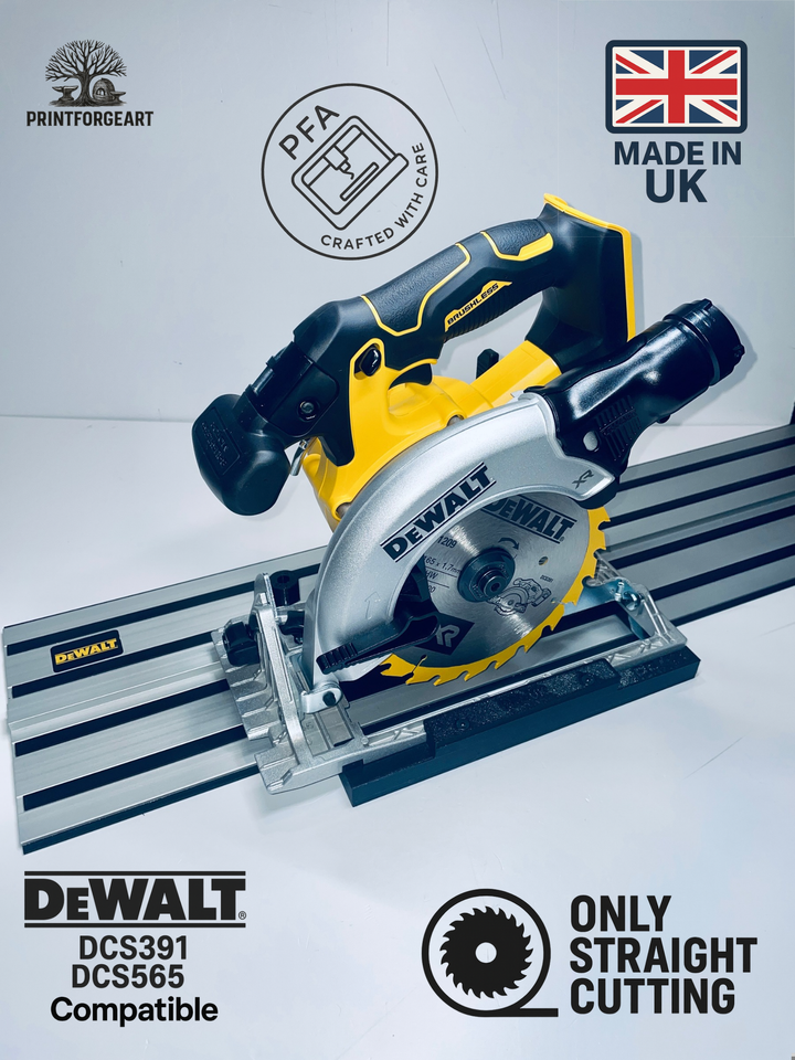 Dewalt DCS391 DCS565 Guide Rail Adapter for Dewalt Guide Rail - Stright Cutting Only
