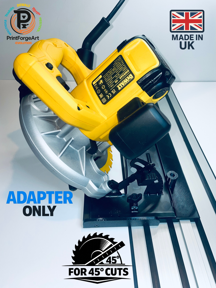 Dewalt DWE560 DWE560K Guide Rail Adapter For DeWalt Guide Rail - 45° Angle Cuting Version