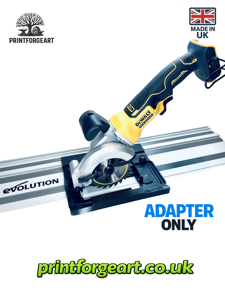 Dewalt DCS571 Guide Rail Adapter Base for Evolution Guide Rail Track
