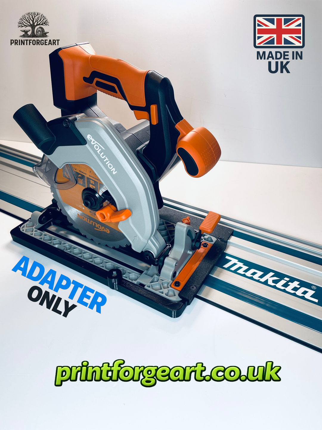 Evolution R165CCS-Li EXT Guide Rail Adapter for Makita Track System
