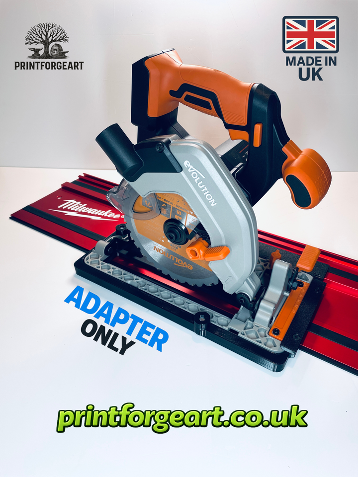 Evolution R165CCS-Li EXT Guide Rail Adapter for Milwaukee Track System