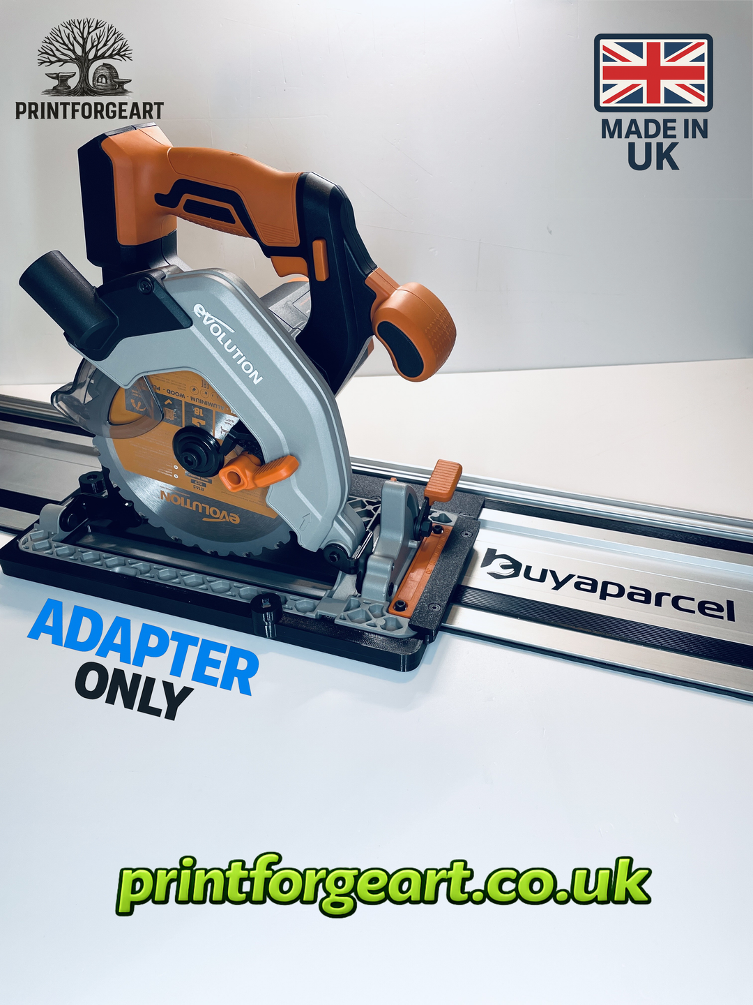 Evolution R165CCS-Li EXT Guide Rail Adapter for Buyaparcel Track System