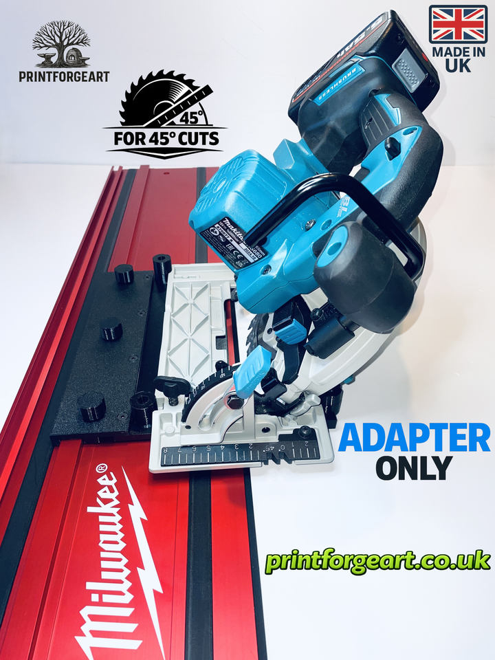 Makita DHS680 DHS680Z Adaptor Base for Milwaukee Rail Track-45° Angle Cutting Version