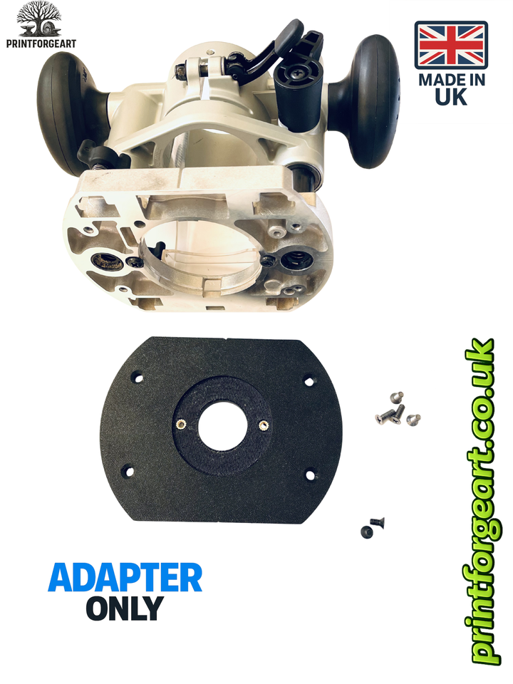 Makita Router DRT50 18v RT0700 Plunge Sub Base Plate Guide Bush Adaptor