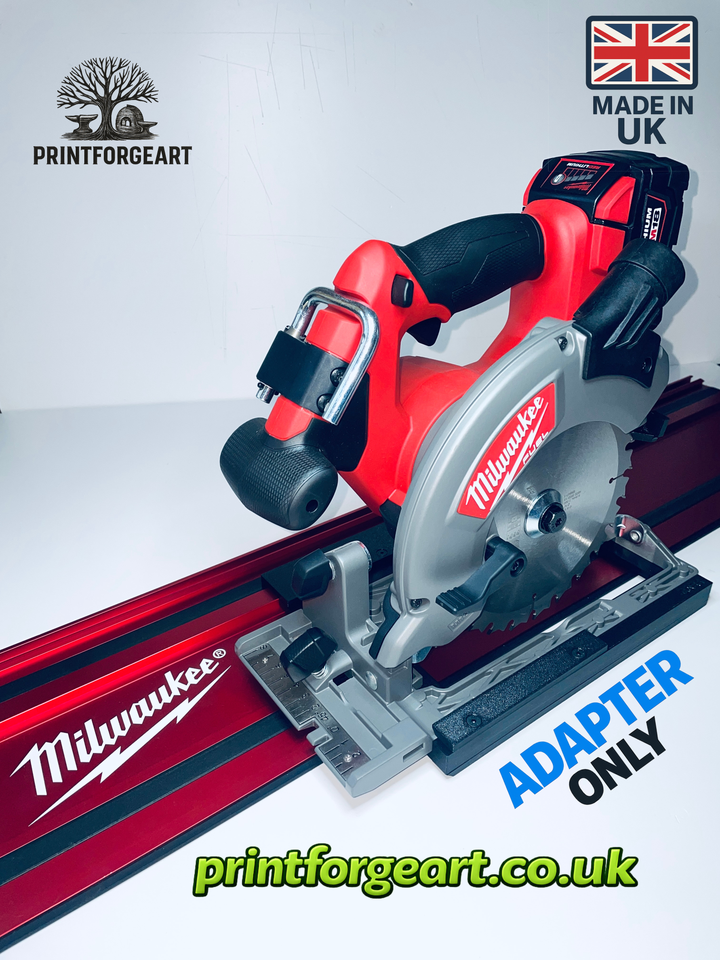 Milwaukee M18 CCS55 Guide Rail Adapter for Milwaukee Track System 90° Straight Cutting Version