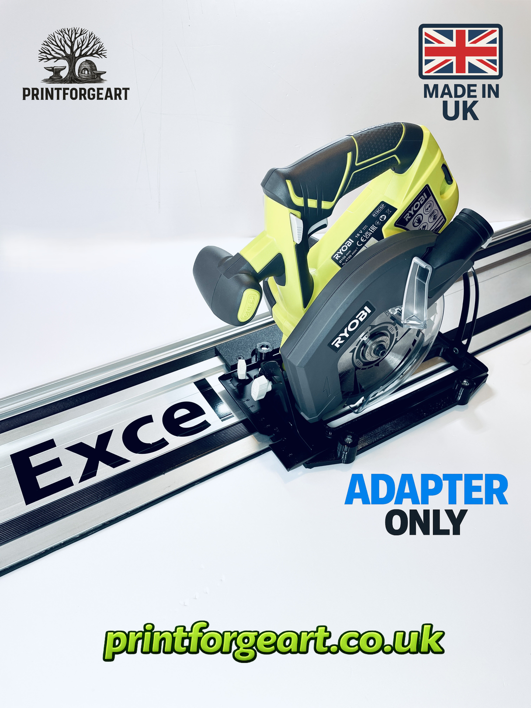 Ryobi R18CSP-ONE Adapter Base for Excel Guide Rail Track