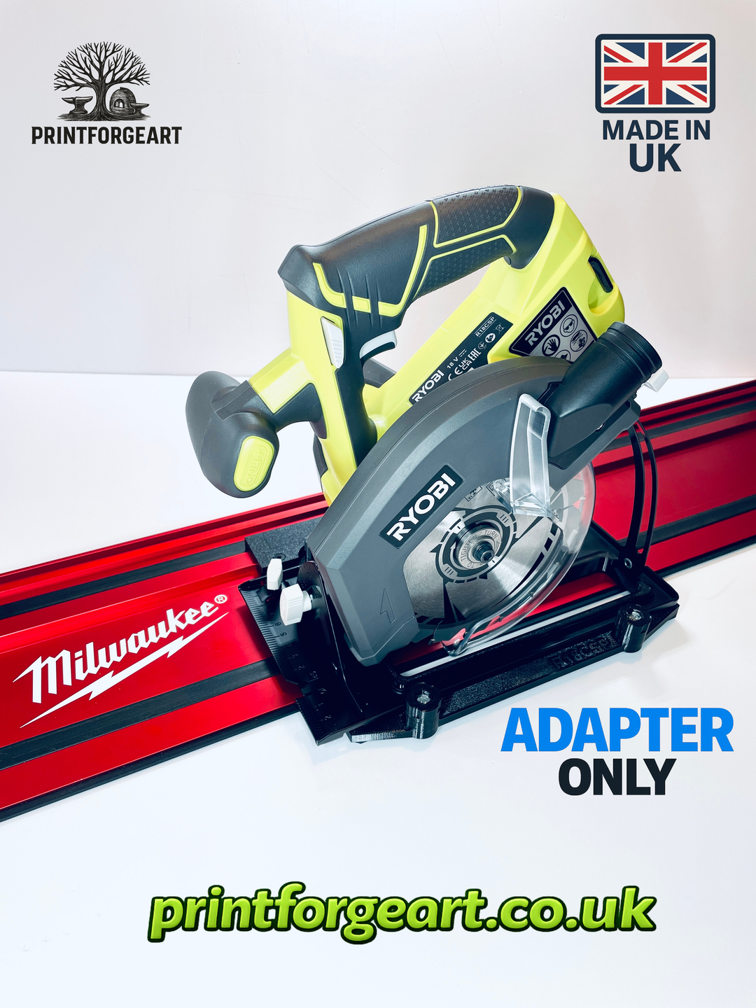 Ryobi R18CSP-ONE Adapter Base for Milwaukee Guide Rail Track