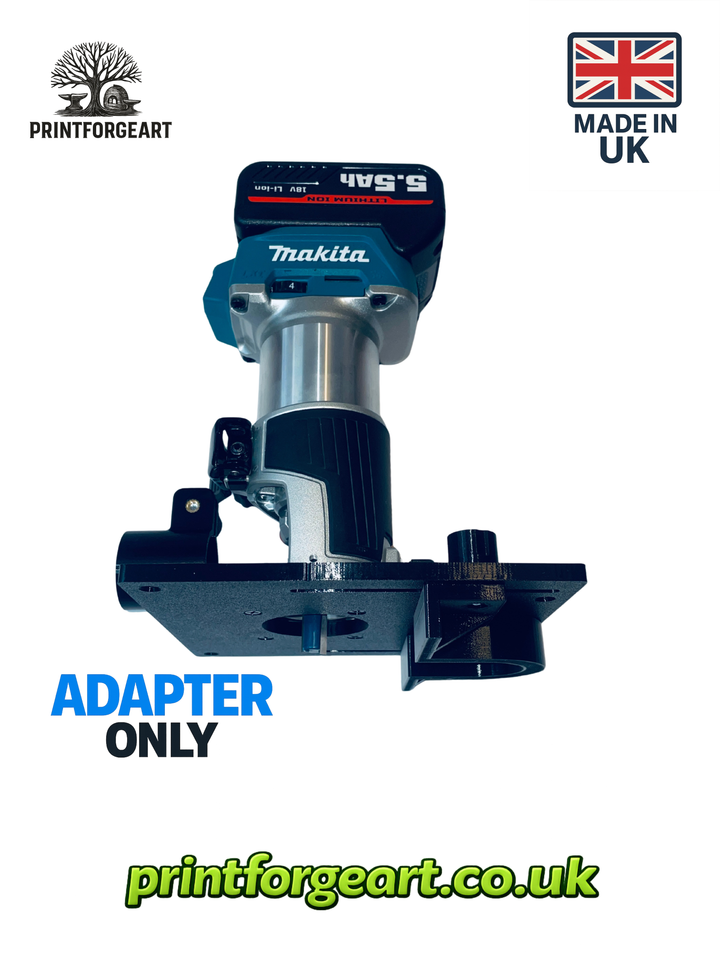 Makita DRT50 Adjustable Edge Guide Fence with Removable 32mm Dust Port